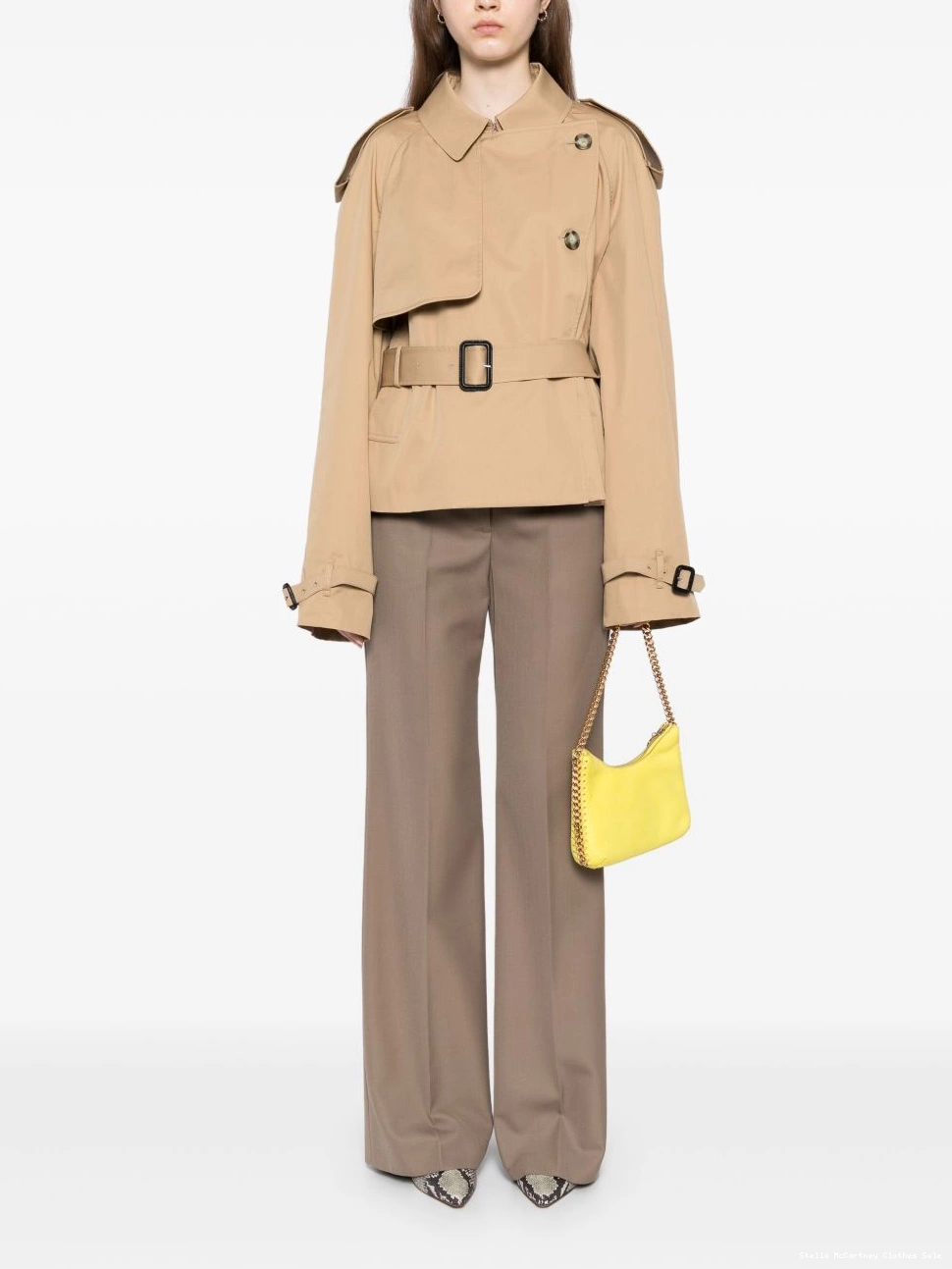 Affordable McCartney military Stella jacket Women button-up 0502